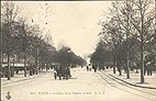 L&#039;Avenue de la Grande-Armée depuis la Porte Maillot